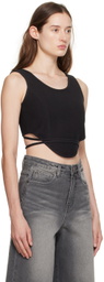 LOW CLASSIC Black Convertible Tank Top