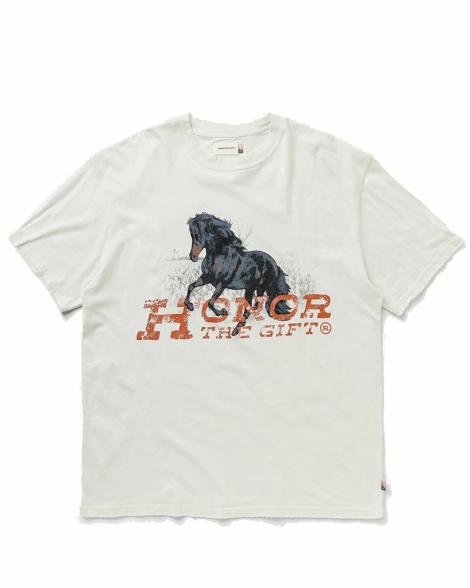 Photo: Honor The Gift Work Horse Ss Tee White - Mens - Shortsleeves