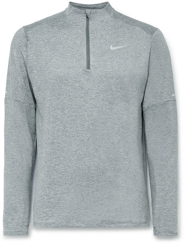 Photo: Nike Running - Element Dri-FIT Half-Zip Top - Gray