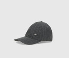 Borsalino Baseball Cap Pinstripe Shiny