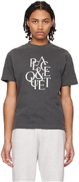 Museum of Peace & Quiet Black Serif T-Shirt