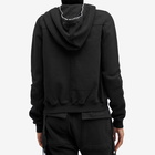 Rick Owens DRKSHDW Women's Small Gimp Hoodie in Black