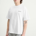ANNIE HOOD Men's Mini Logo T-Shirt in White