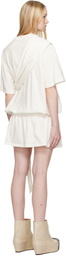 FIDAN NOVRUZOVA Off-White Mei Flapper Minidress