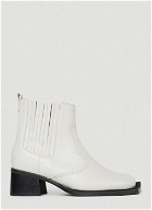 Ninamounah - Howler Ankle Boots in White