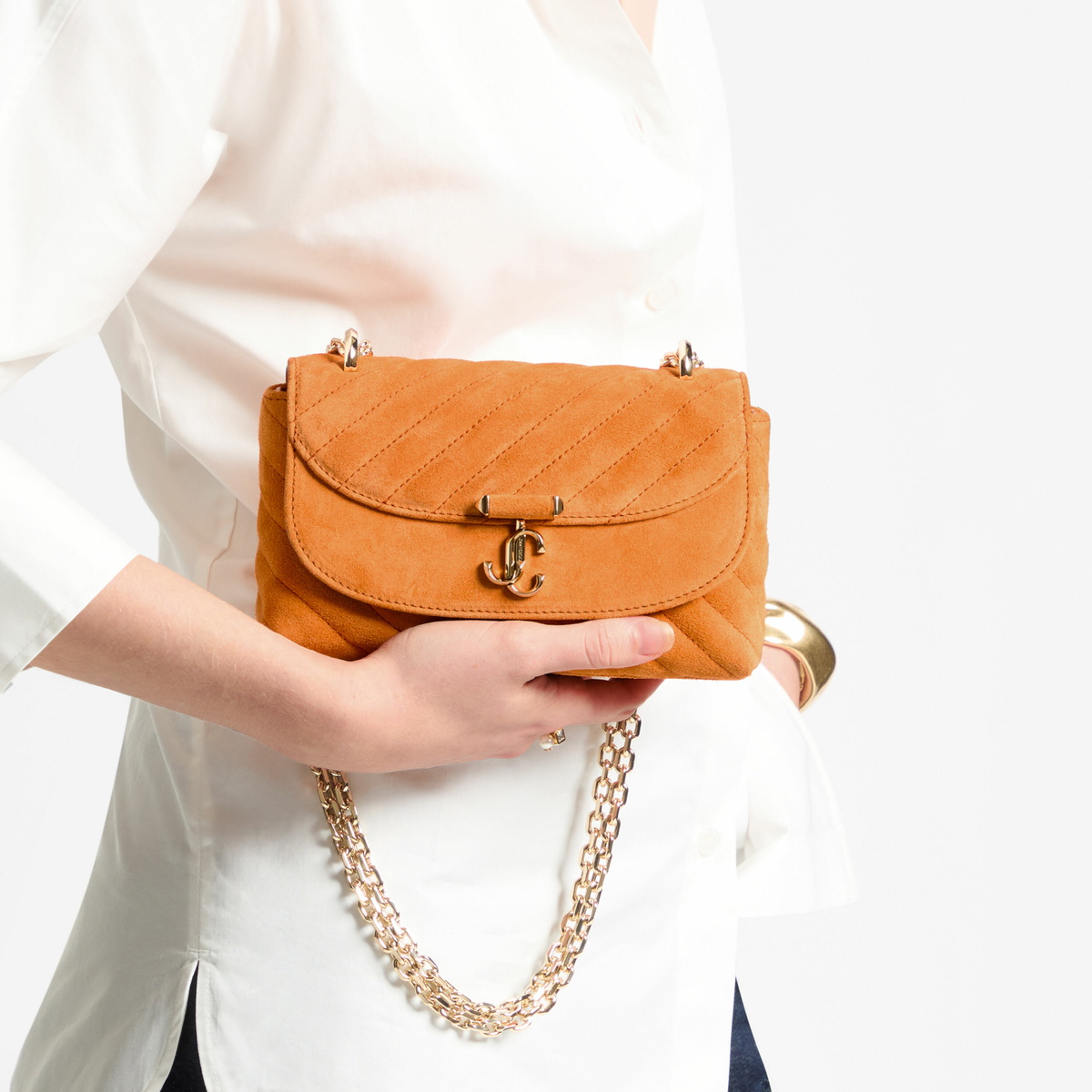 Jimmy Choo Curve Crossbody Small Shoulder Bag