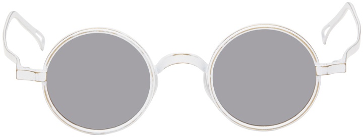 Photo: Rigards White Uma Wang Edition 'The Victorian' Sunglasses