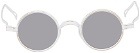 Rigards White Uma Wang Edition 'The Victorian' Sunglasses