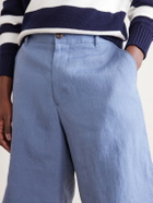 Paul Smith - Straight-Leg Linen Shorts - Blue