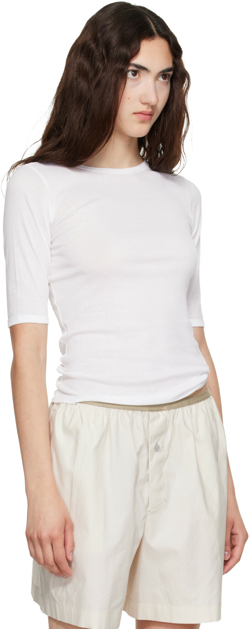 FLORE FLORE White Anna T-shirt