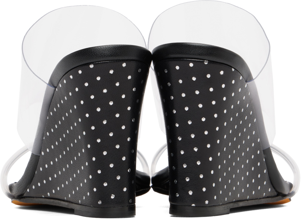 Maryam Nassir Zadeh Black Olympia Wedge Heeled Sandals