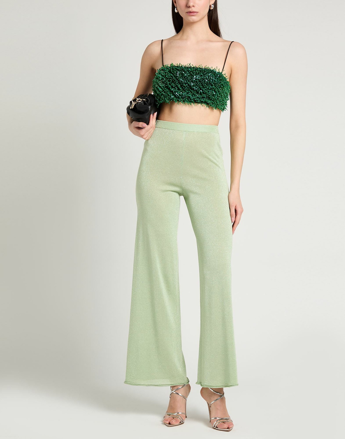 Roberto Collina Womens Pants Light in Green