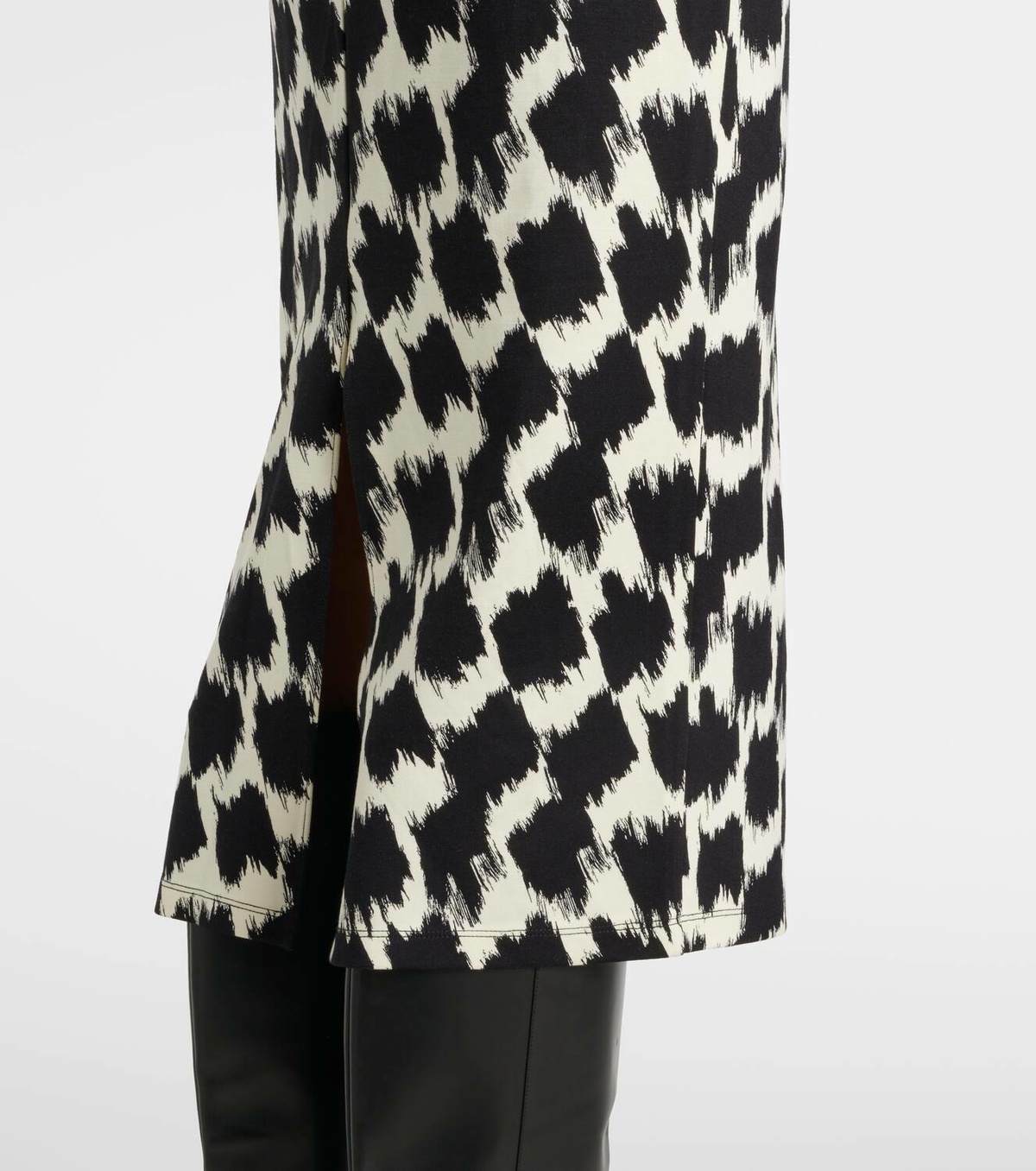 Diane von Furstenberg Libra printed gathered midi dress
