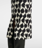 Diane von Furstenberg Libra printed gathered midi dress