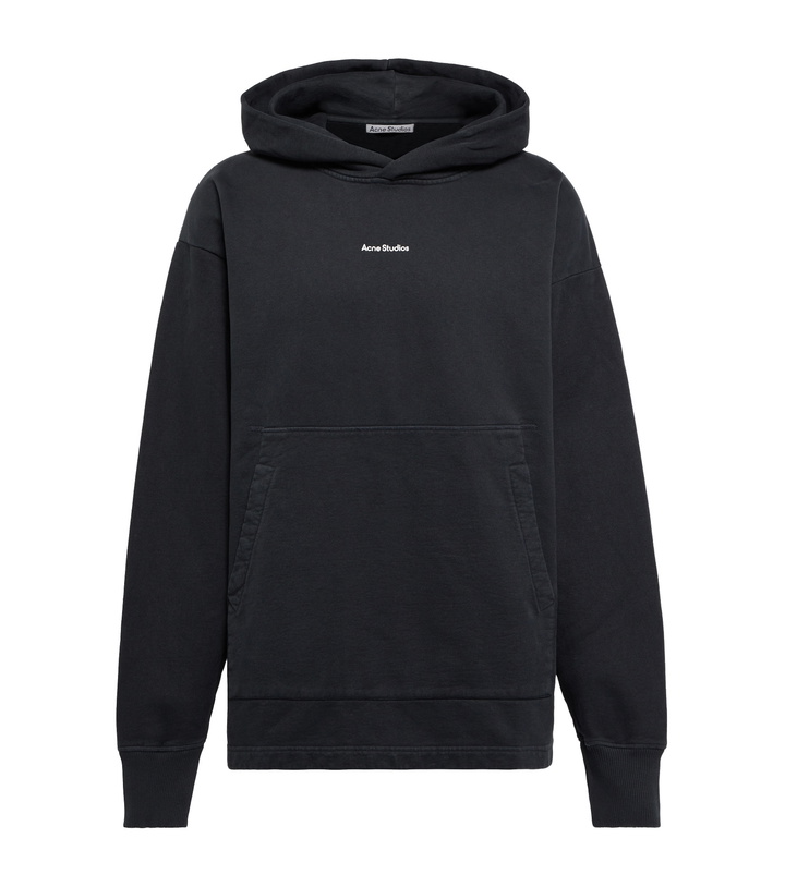 Photo: Acne Studios - Logo cotton fleece hoodie