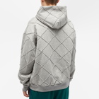 Noma t.d. Men's Diamond Stitch Hoody in Grey