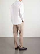 Lardini - Naven Cotton and Silk-Blend Shirt - White