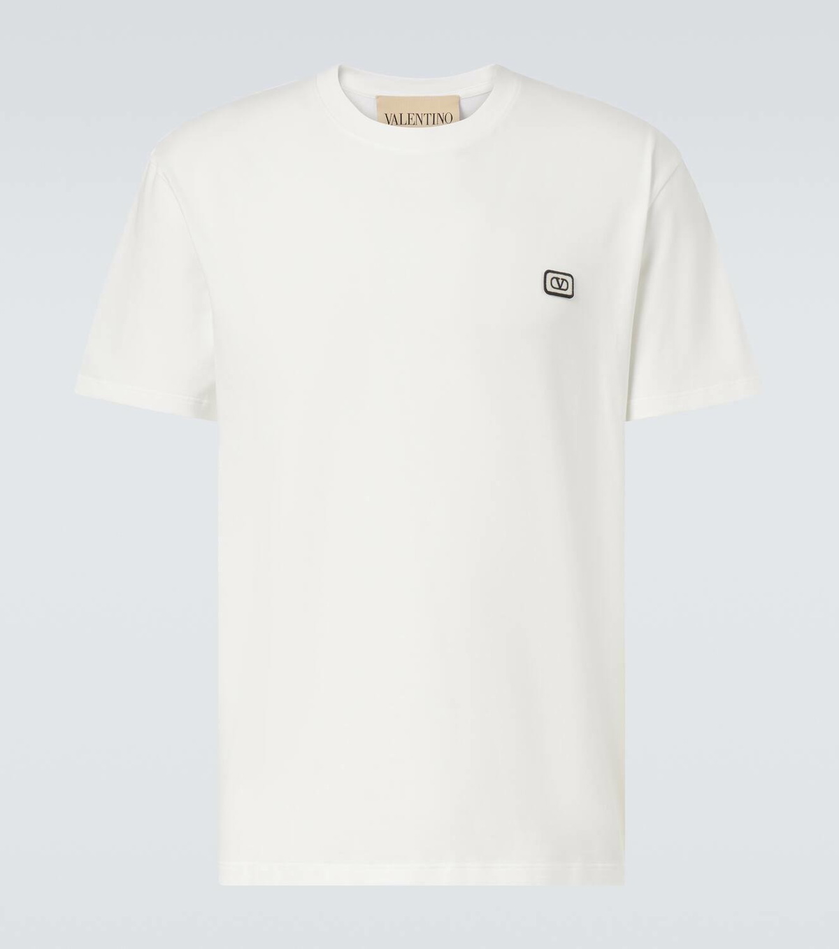 【Valentino】 VLogoコットンジャージTシャツ Valentino VLogo cotton jersey T-shirt Valentino