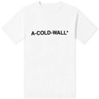 A-COLD-WALL* Men's Essential Logo T-Shirt in White