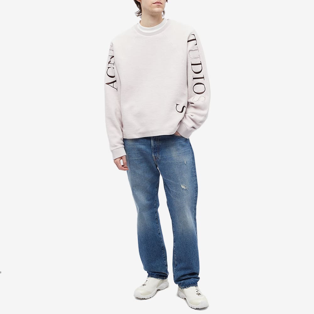 23SS ACNE STUDIOS ロゴスウェット Pale Lilac 23SS ACNE STUDIOS ロゴスウェット Pale Lilac Acne Studios