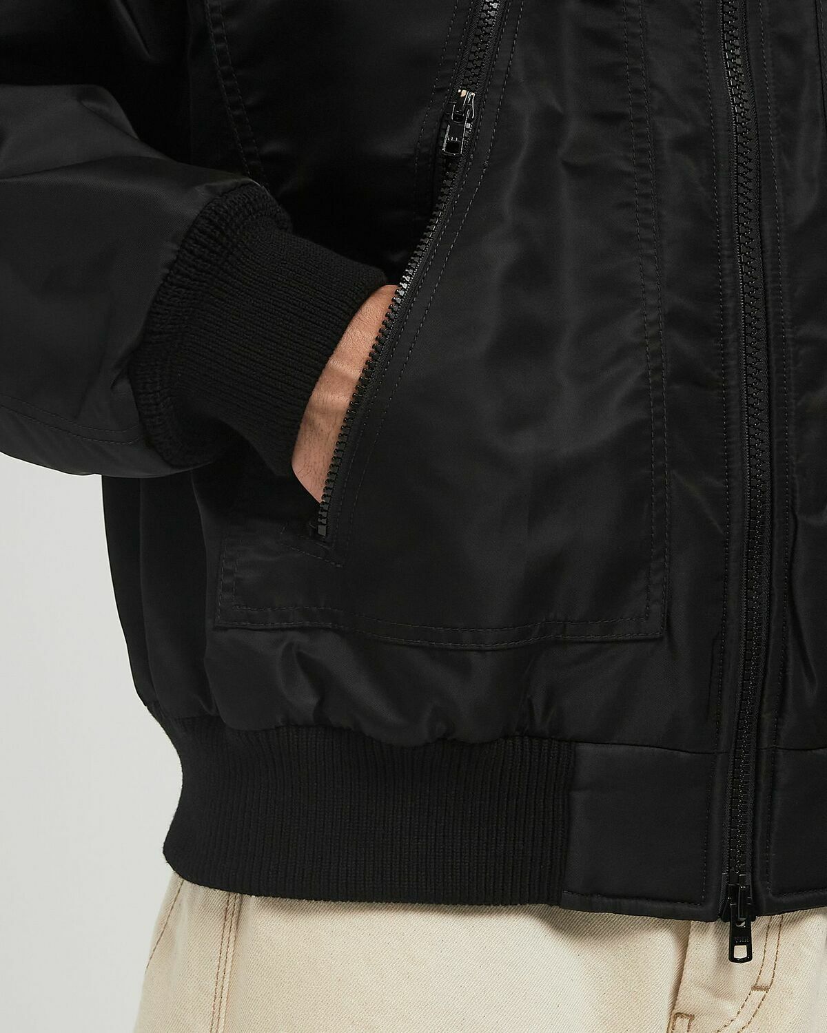 Maison Margiela MM6 SPORTSJACKET Black Mens Bomber Jacket MM6