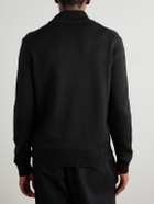 Incotex - Wool Cardigan - Black