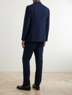 De Petrillo - Cotton-Seersucker Suit Jacket - Blue