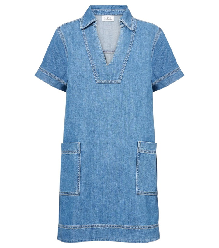 Photo: Velvet Delana denim minidress