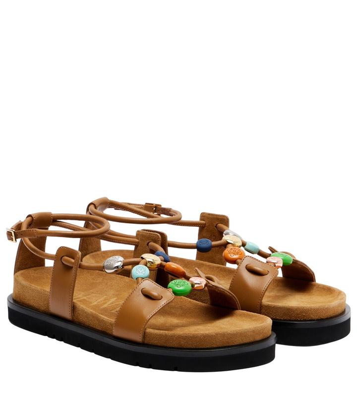 Photo: Loewe Paula's Ibiza Pebble Beads leather sandals