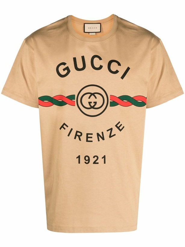 Photo: GUCCI - Logo Cotton T-shirt