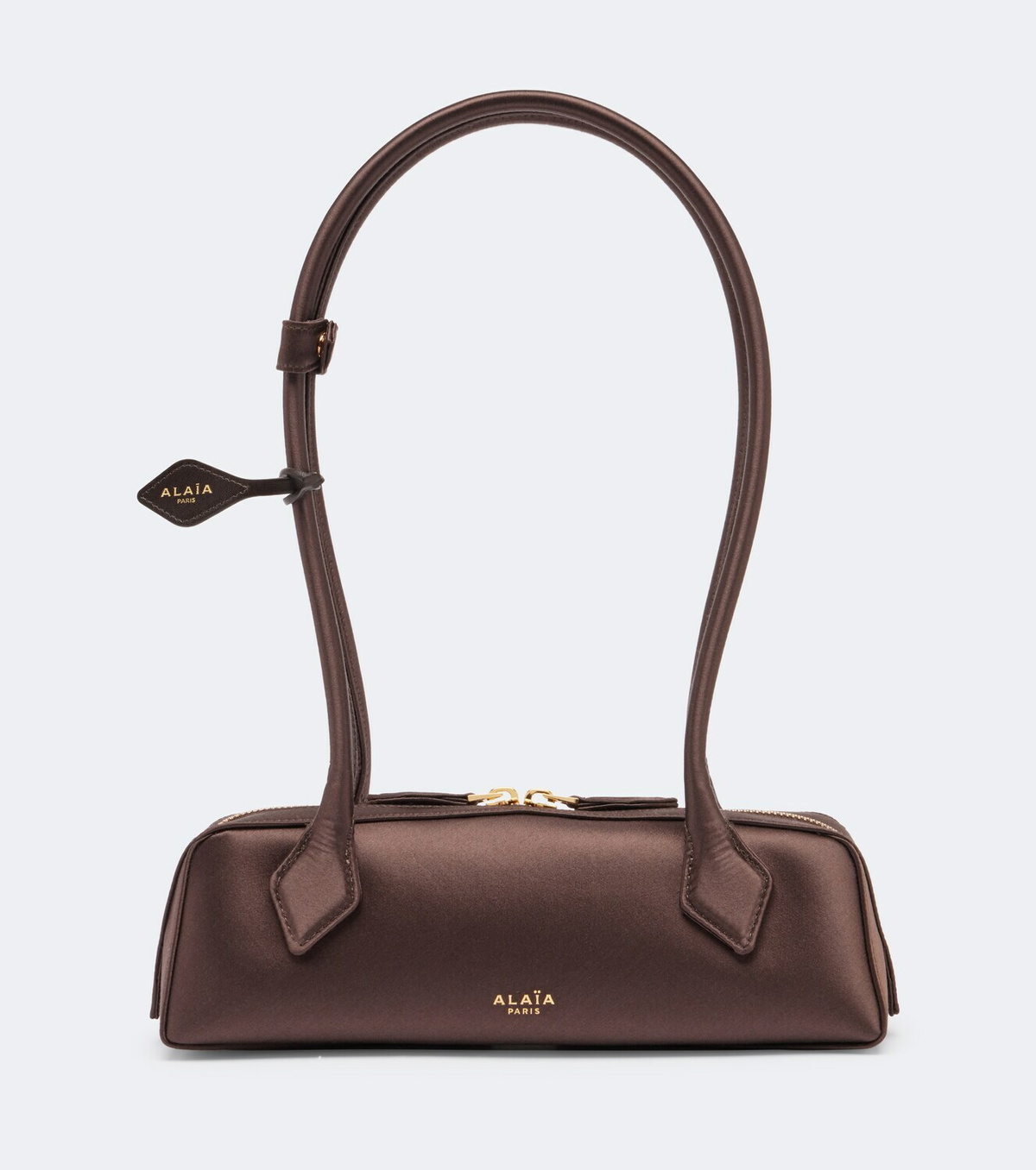 Alaïa Le Teckel Small satin shoulder bag