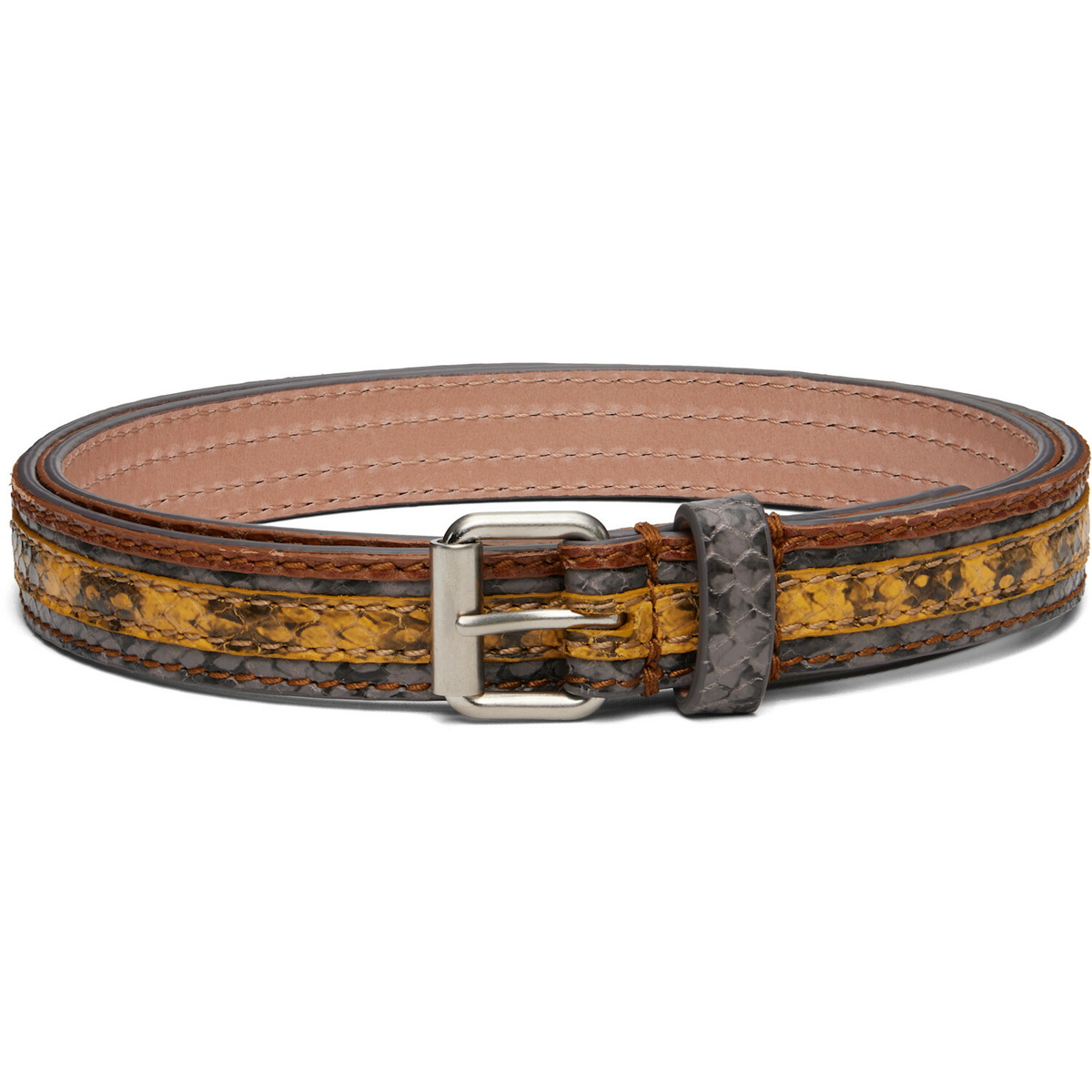 Dries Van Noten Multicolor Striped Belt