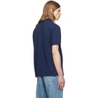 A.P.C. Navy Cotton Piqué Polo