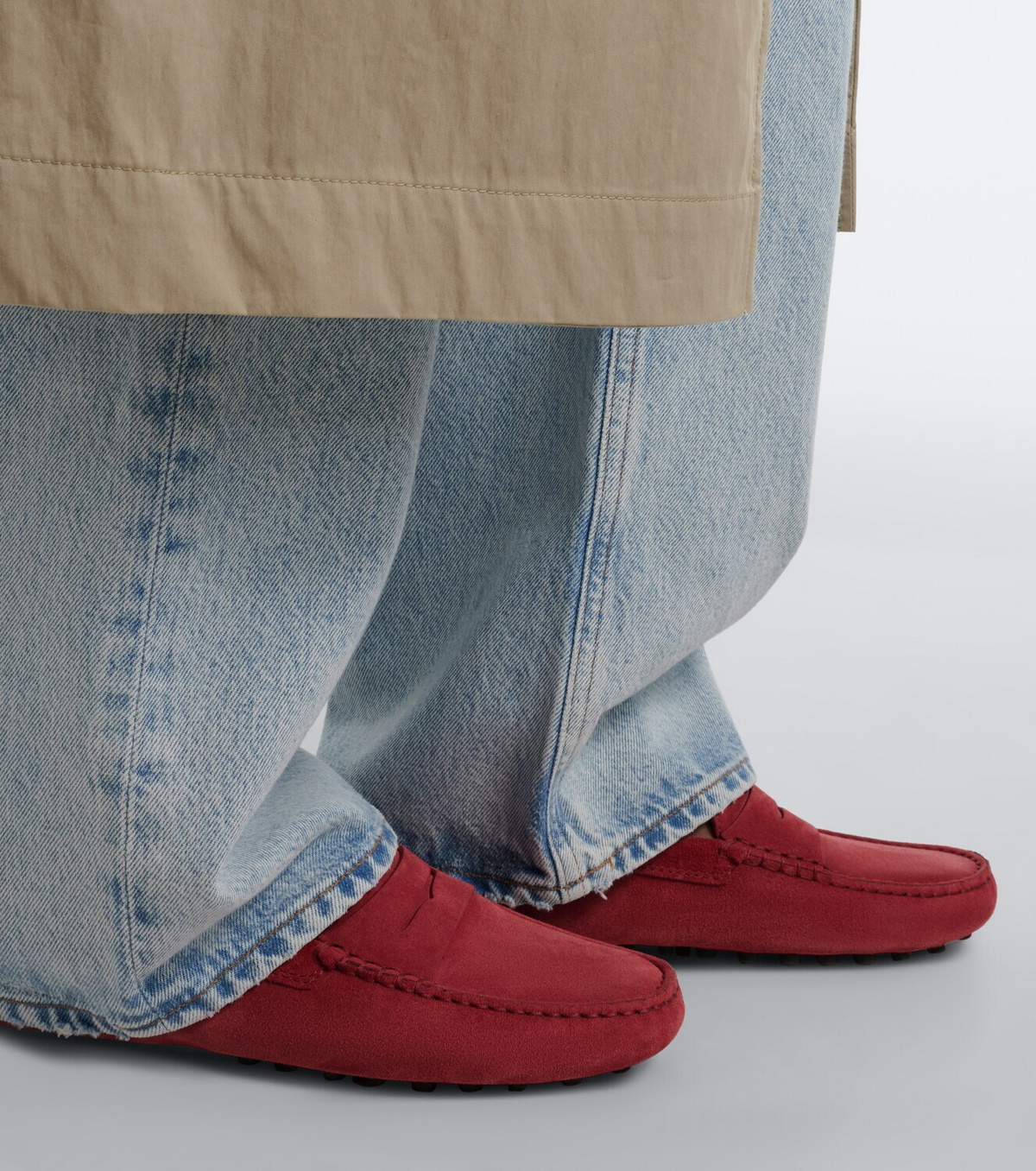 Tod's Gommino suede driving shoes