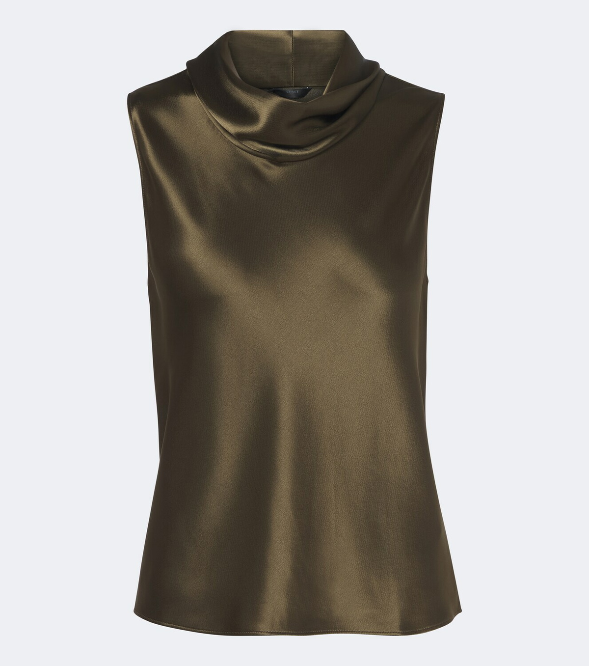 Leset Barb satin top