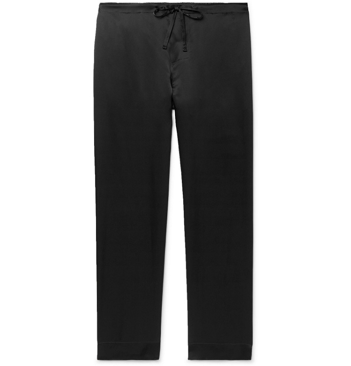 Photo: Zimmerli - Silk-Satin Pyjama Trousers - Black