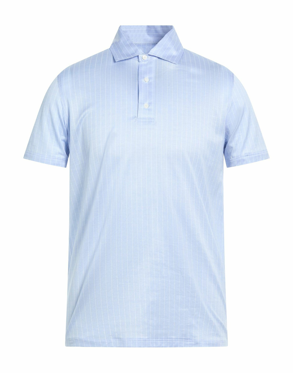 Isaia Mens Polo shirt in Sky blue