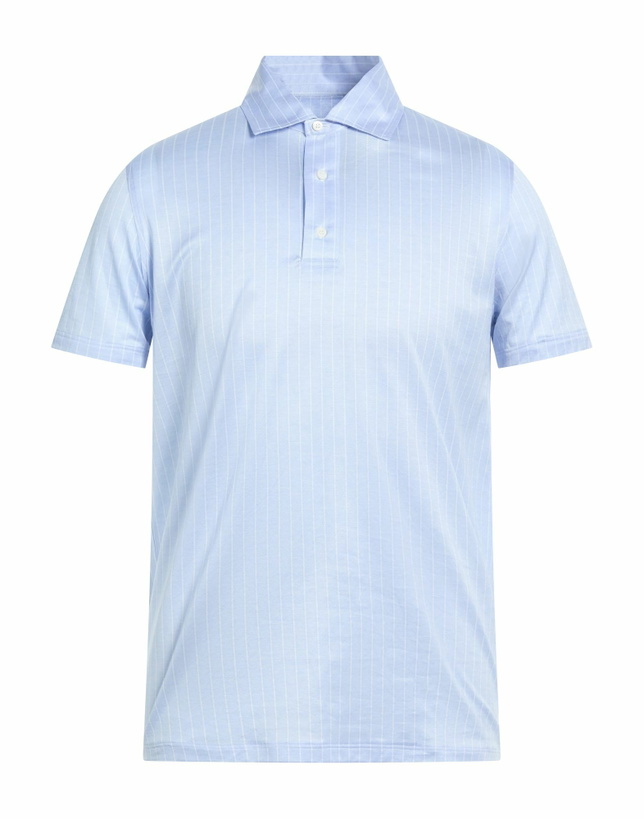 Photo: Isaia Mens Polo shirt in Sky blue