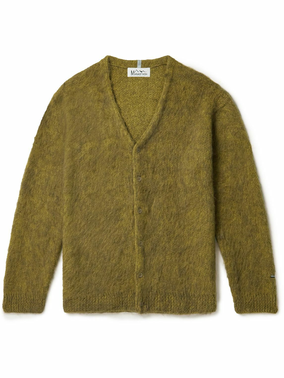 MANASTASH - Aberdeen Kurtigan Brushed-Knit Cardigan - Green Manastash