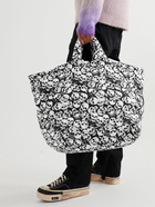 ERL - Printed Padded Quilted Cotton-Canvas Tote