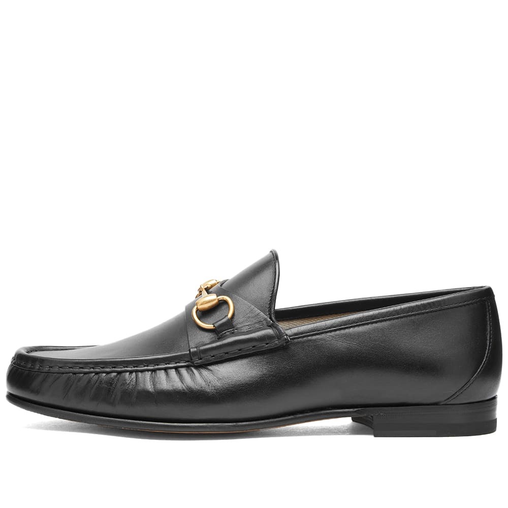 Gucci Men's Roos Classic Horse Bit Loafer in Black Gucci