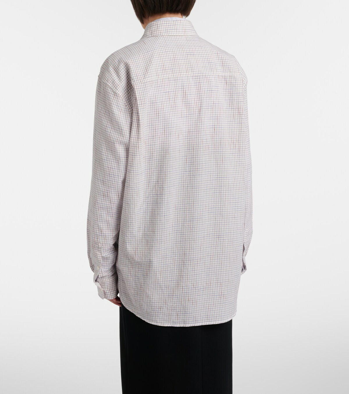 The Row Dalan checked cotton shirt