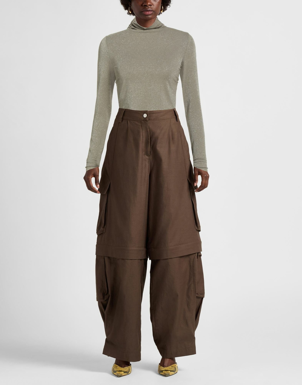 Chiara Boni La Petite Robe Womens Top in Sage green