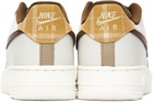 Nike Kids Brown & White Air Force 1 LV8 Big Kids Sneakers