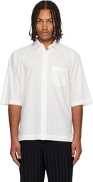 HOMME PLISSÉ ISSEY MIYAKE White Streamline Shirt