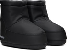 Moon Boot Black No Lace Rubber Boots