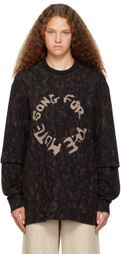 Song for the Mute Black Circle Long Sleeve T-Shirt