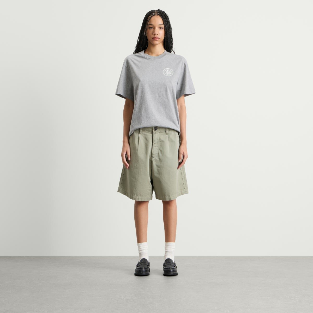 END. Leisure T-Shirt in Grey Marl