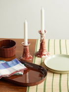 The Conran Shop - Wardour Set of Two Earthenware Candlesticks