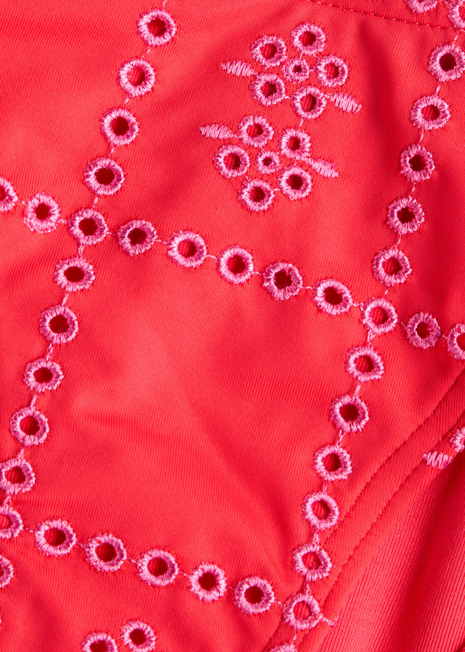 Damson Madder Embroidered Bikini Briefs Red